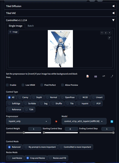顔の表情を修正する - ControlNet Inpaint を利用:画像8
