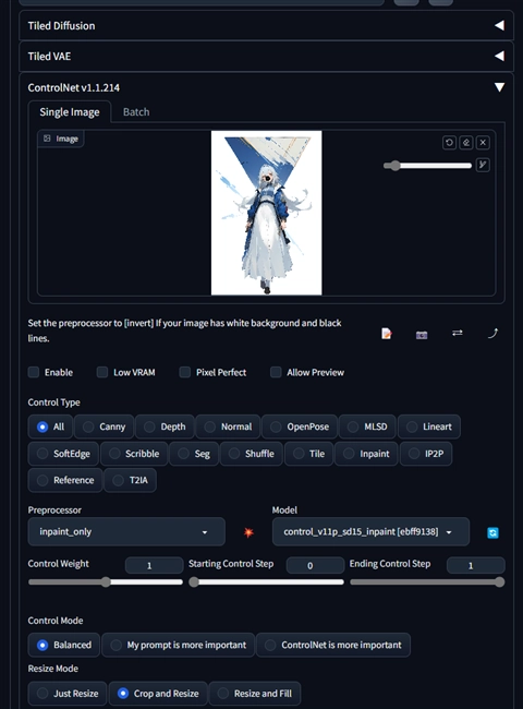 顔の表情を修正する - ControlNet Inpaint を利用:画像9