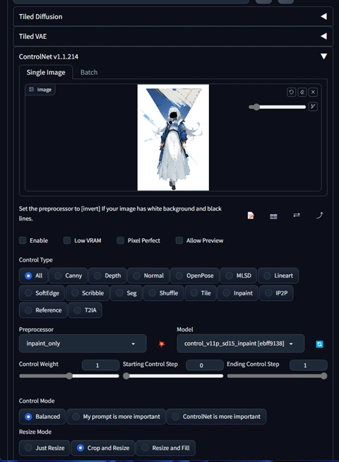 顔の表情を修正する - ControlNet Inpaint を利用:画像10