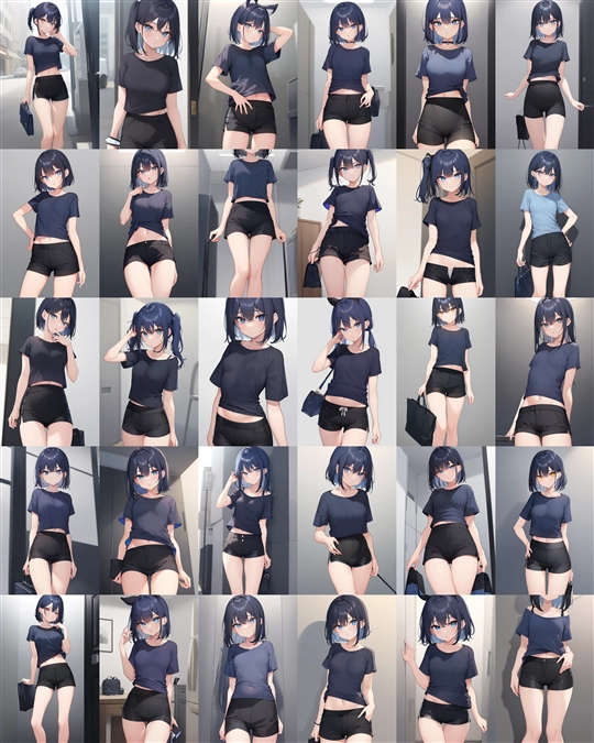 アニメ / イラスト系 モデルの違いによる出力イメージの比較 (旧バージョン or 古いモデル):画像24