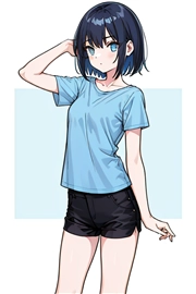 アニメ / イラスト系 モデルの違いによる出力イメージの比較 (旧バージョン or 古いモデル):画像171