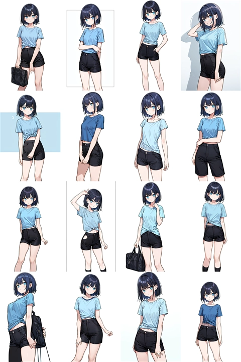アニメ / イラスト系 モデルの違いによる出力イメージの比較 (旧バージョン or 古いモデル):画像174