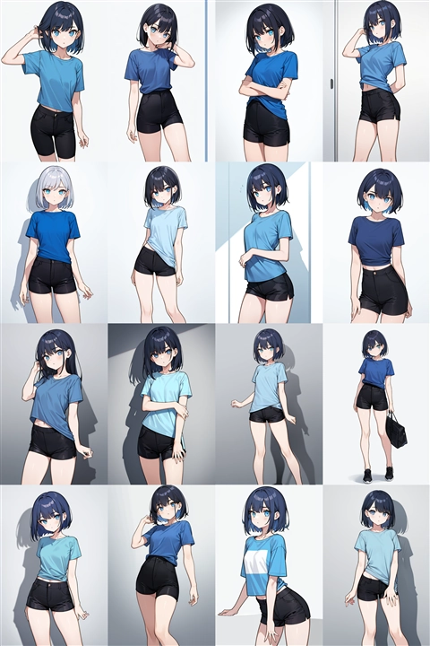 アニメ / イラスト系 モデルの違いによる出力イメージの比較 (旧バージョン or 古いモデル):画像170