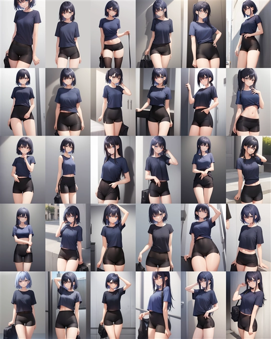 アニメ / イラスト系 モデルの違いによる出力イメージの比較 (Stable Diffusion 1.5 モデル):画像16