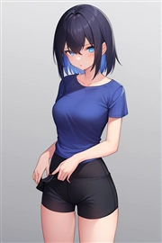 アニメ / イラスト系 モデルの違いによる出力イメージの比較 (旧バージョン or 古いモデル):画像1