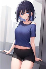 アニメ / イラスト系 モデルの違いによる出力イメージの比較 (旧バージョン or 古いモデル):画像2