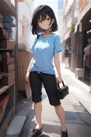 アニメ / イラスト系 モデルの違いによる出力イメージの比較 (旧バージョン or 古いモデル):画像86