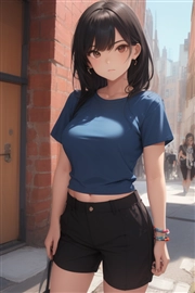 アニメ / イラスト系 モデルの違いによる出力イメージの比較 (旧バージョン or 古いモデル):画像82