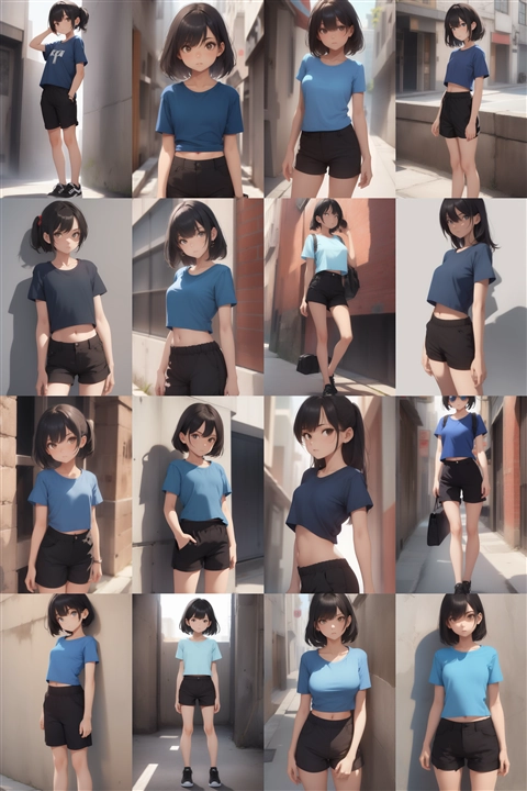 アニメ / イラスト系 モデルの違いによる出力イメージの比較 (旧バージョン or 古いモデル):画像75