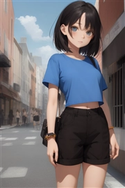 アニメ / イラスト系 モデルの違いによる出力イメージの比較 (旧バージョン or 古いモデル):画像64