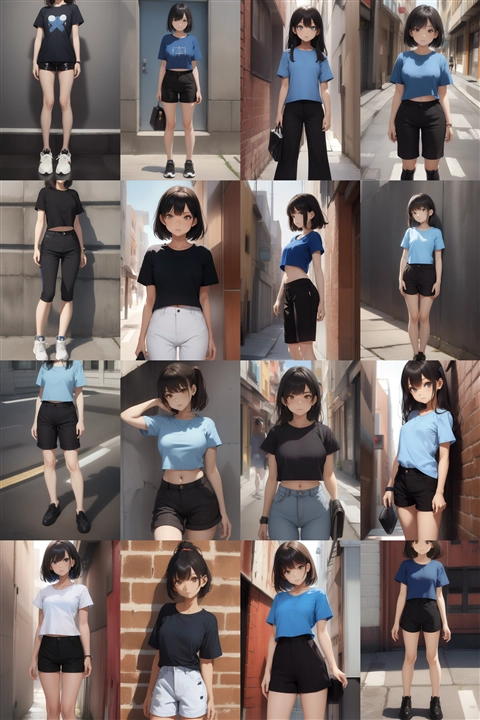 アニメ / イラスト系 モデルの違いによる出力イメージの比較 (旧バージョン or 古いモデル):画像67