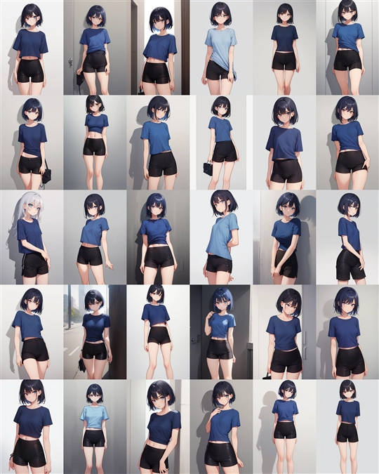 アニメ / イラスト系 モデルの違いによる出力イメージの比較 (Stable Diffusion 1.5 モデル):画像66