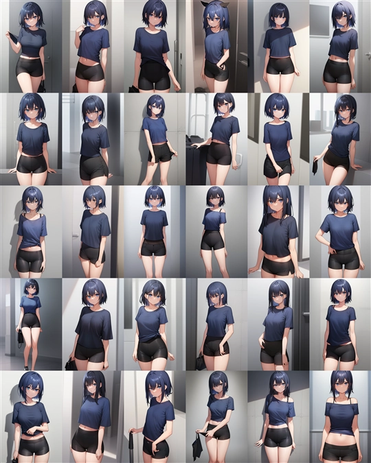 アニメ / イラスト系 モデルの違いによる出力イメージの比較 (旧バージョン or 古いモデル):画像21