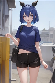アニメ / イラスト系 モデルの違いによる出力イメージの比較 (旧バージョン or 古いモデル):画像16