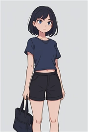 アニメ / イラスト系 モデルの違いによる出力イメージの比較 (旧バージョン or 古いモデル):画像300
