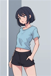 アニメ / イラスト系 モデルの違いによる出力イメージの比較 (旧バージョン or 古いモデル):画像294