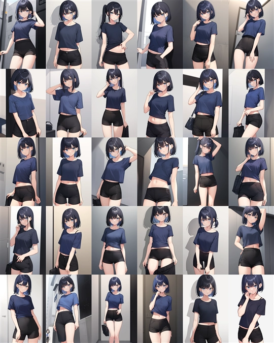 アニメ / イラスト系 モデルの違いによる出力イメージの比較 (Stable Diffusion 1.5 モデル):画像52