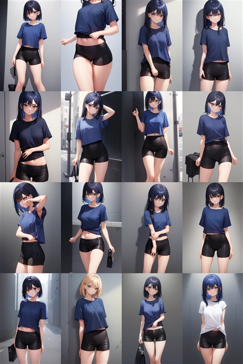 アニメ / イラスト系 モデルの違いによる出力イメージの比較 (旧バージョン or 古いモデル):画像35