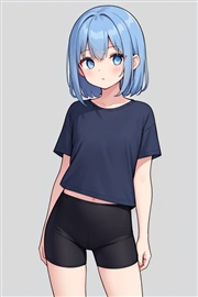 アニメ / イラスト系 モデルの違いによる出力イメージの比較 (旧バージョン or 古いモデル):画像246