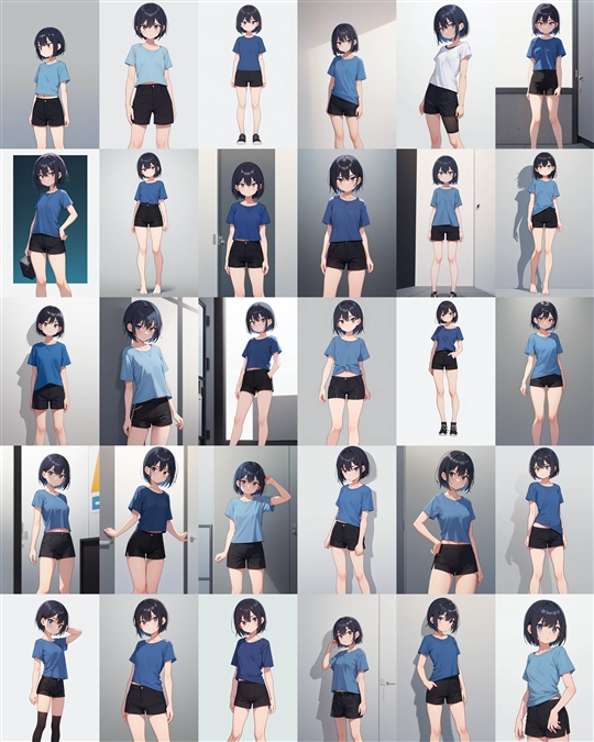 アニメ / イラスト系 モデルの違いによる出力イメージの比較 (Stable Diffusion 1.5 モデル):画像104