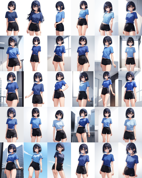 アニメ / イラスト系 モデルの違いによる出力イメージの比較 (Stable Diffusion 1.5 モデル):画像108