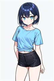 アニメ / イラスト系 モデルの違いによる出力イメージの比較 (旧バージョン or 古いモデル):画像344
