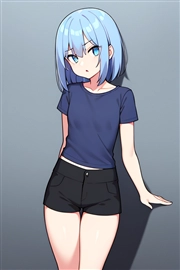 アニメ / イラスト系 モデルの違いによる出力イメージの比較 (旧バージョン or 古いモデル):画像341
