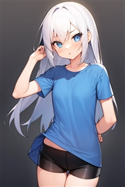 アニメ / イラスト系 モデルの違いによる出力イメージの比較 (旧バージョン or 古いモデル):画像332