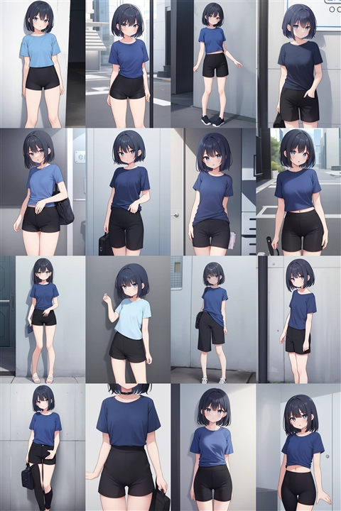 アニメ / イラスト系 モデルの違いによる出力イメージの比較 (旧バージョン or 古いモデル):画像330