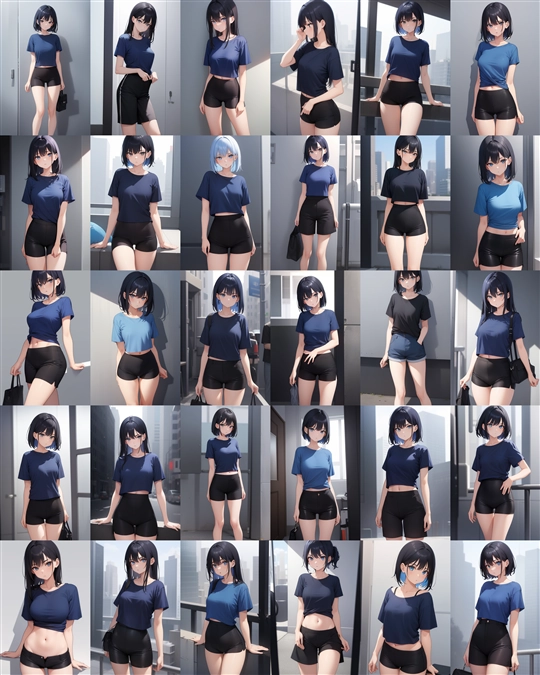 アニメ / イラスト系 モデルの違いによる出力イメージの比較 (Stable Diffusion 1.5 モデル):画像6