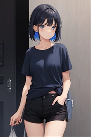 アニメ / イラスト系 モデルの違いによる出力イメージの比較 (旧バージョン or 古いモデル):画像7