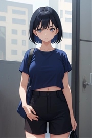 アニメ / イラスト系 モデルの違いによる出力イメージの比較 (旧バージョン or 古いモデル):画像9