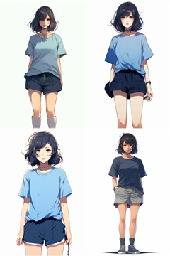 アニメ / イラスト系 モデルの違いによる出力イメージの比較 (Stable Diffusion 1.5 モデル):画像114