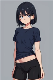 アニメ / イラスト系 モデルの違いによる出力イメージの比較 (旧バージョン or 古いモデル):画像99