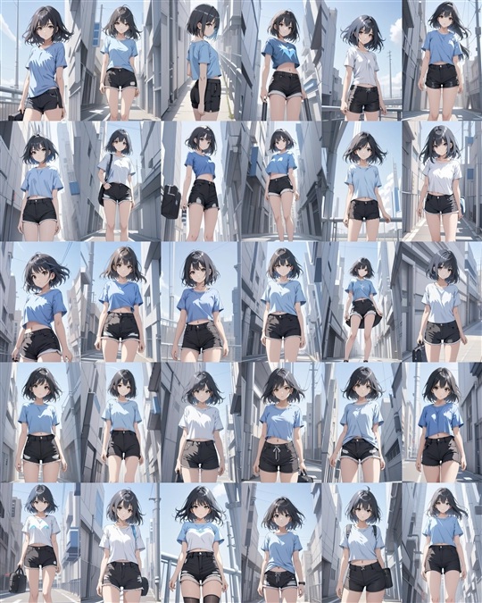 アニメ / イラスト系 モデルの違いによる出力イメージの比較 (Stable Diffusion 1.5 モデル):画像95