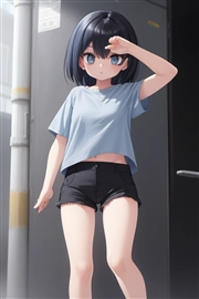 アニメ / イラスト系 モデルの違いによる出力イメージの比較 (旧バージョン or 古いモデル):画像349