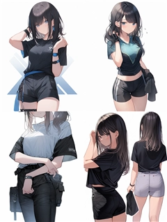 アニメ / イラスト系 モデルの違いによる出力イメージの比較 (Stable Diffusion 1.5 モデル):画像111