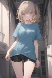 アニメ / イラスト系 モデルの違いによる出力イメージの比較 (Stable Diffusion 2.1 モデル):画像1