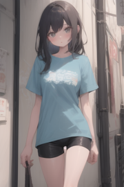 アニメ / イラスト系 モデルの違いによる出力イメージの比較 (Stable Diffusion 2.1 モデル):画像3