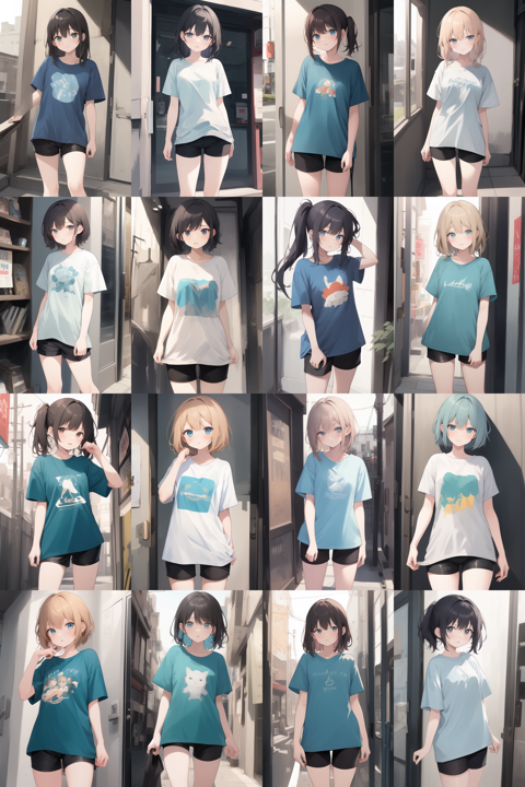 アニメ / イラスト系 モデルの違いによる出力イメージの比較 (Stable Diffusion 2.1 モデル):画像20