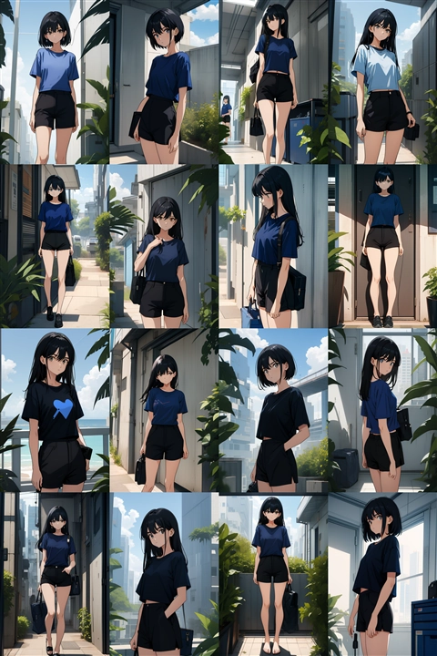 アニメ / イラスト系 モデルの違いによる出力イメージの比較 (旧バージョン or 古いモデル):画像31