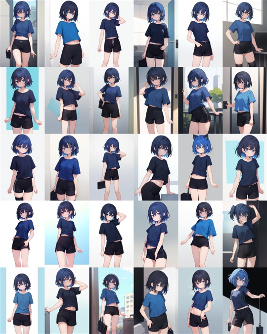 アニメ / イラスト系 モデルの違いによる出力イメージの比較 (Stable Diffusion 1.5 モデル):画像33