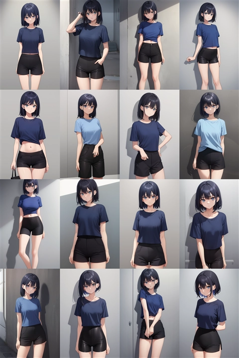 アニメ / イラスト系 モデルの違いによる出力イメージの比較 (旧バージョン or 古いモデル):画像139