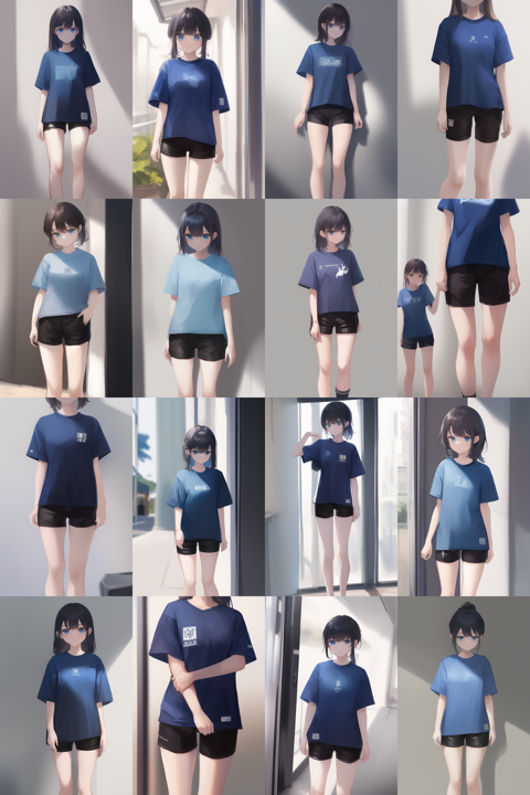 アニメ / イラスト系 モデルの違いによる出力イメージの比較 (Stable Diffusion 2.1 モデル):画像8