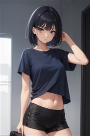 アニメ / イラスト系 モデルの違いによる出力イメージの比較 (旧バージョン or 古いモデル):画像117