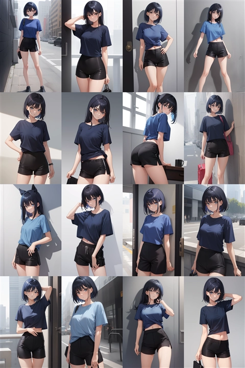 アニメ / イラスト系 モデルの違いによる出力イメージの比較 (旧バージョン or 古いモデル):画像118