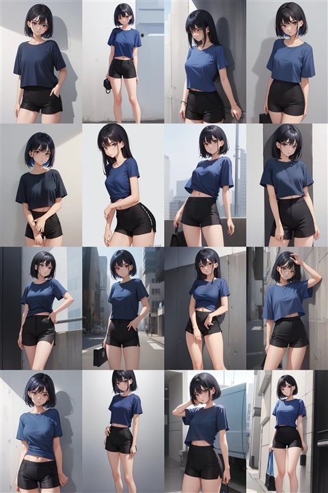 アニメ / イラスト系 モデルの違いによる出力イメージの比較 (旧バージョン or 古いモデル):画像114