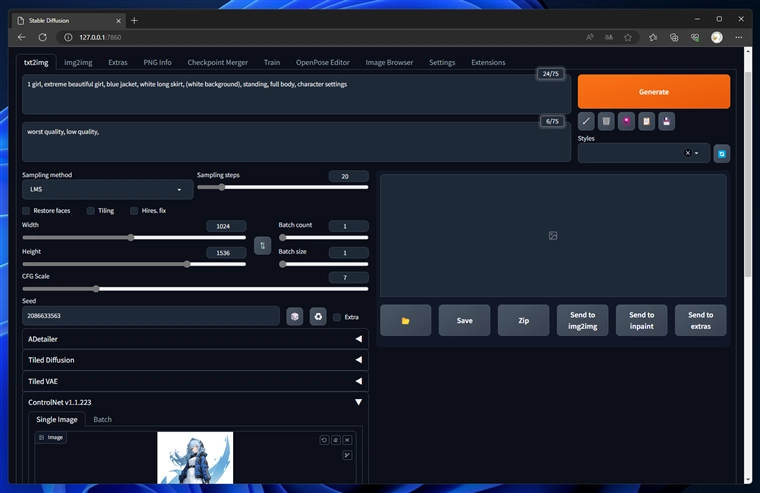 ContorlNet Tile の処理で色が変化しないようにする- tile_colorfix の利用:画像3