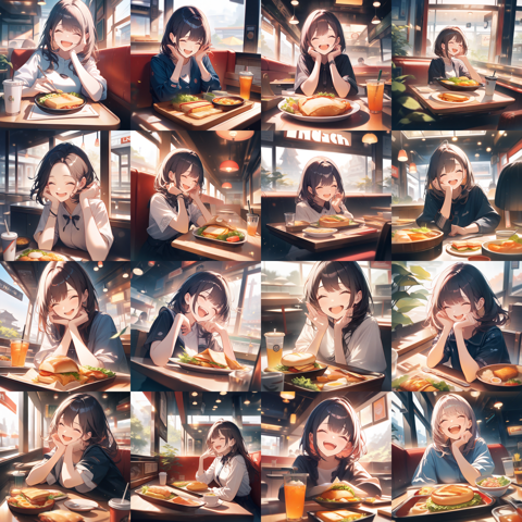 Prompt1 - キャラクターの頬の赤みを無くすプロンプト:画像1