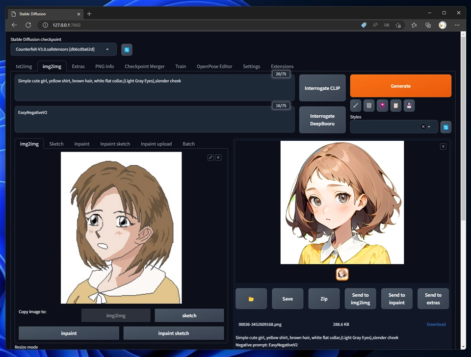 Stable DiffusionでAIにイラストを手直ししてもらう:画像18